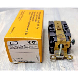 Hubbell HBL5292 Duplex Outlet 15A 125V Brown Heavy Duty Industrial Grade